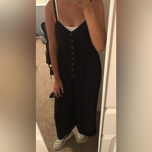 Urban Outfitters Black jumpsuit with Buttons